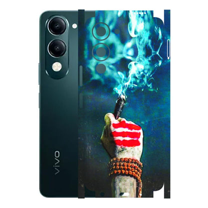 VIVO Y Series Phone Skins (All Models) - Mahadev Bhakt - 3D Embossed Finish (L-146) Vivo Y19E