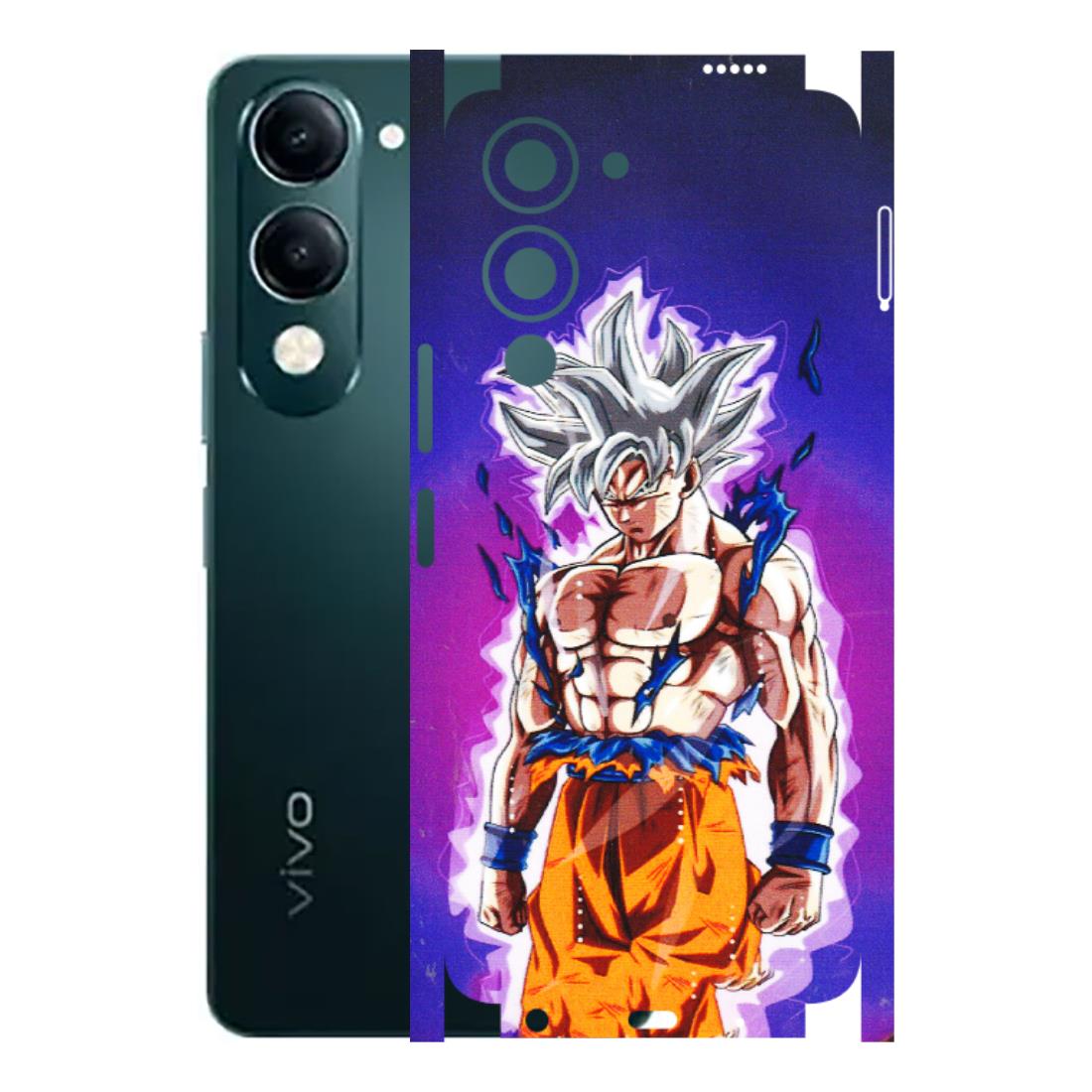 VIVO Y Series Phone Skins (All Models) - Goku Purple Anime - 3D Embossed Finish (L-147) Vivo Y19E