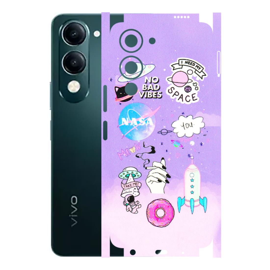 VIVO Y Series Phone Skins (All Models) - I Need My Nasa Skin - 3D Embossed Finish (L-149) Vivo Y19E