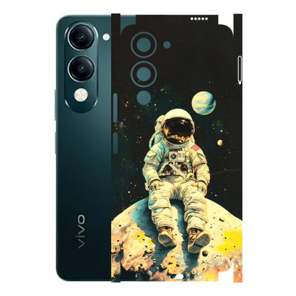 VIVO Y Series Phone Skins (All Models) - Astronaut in Space - 3D Embossed Finish (L-16) Vivo Y19E