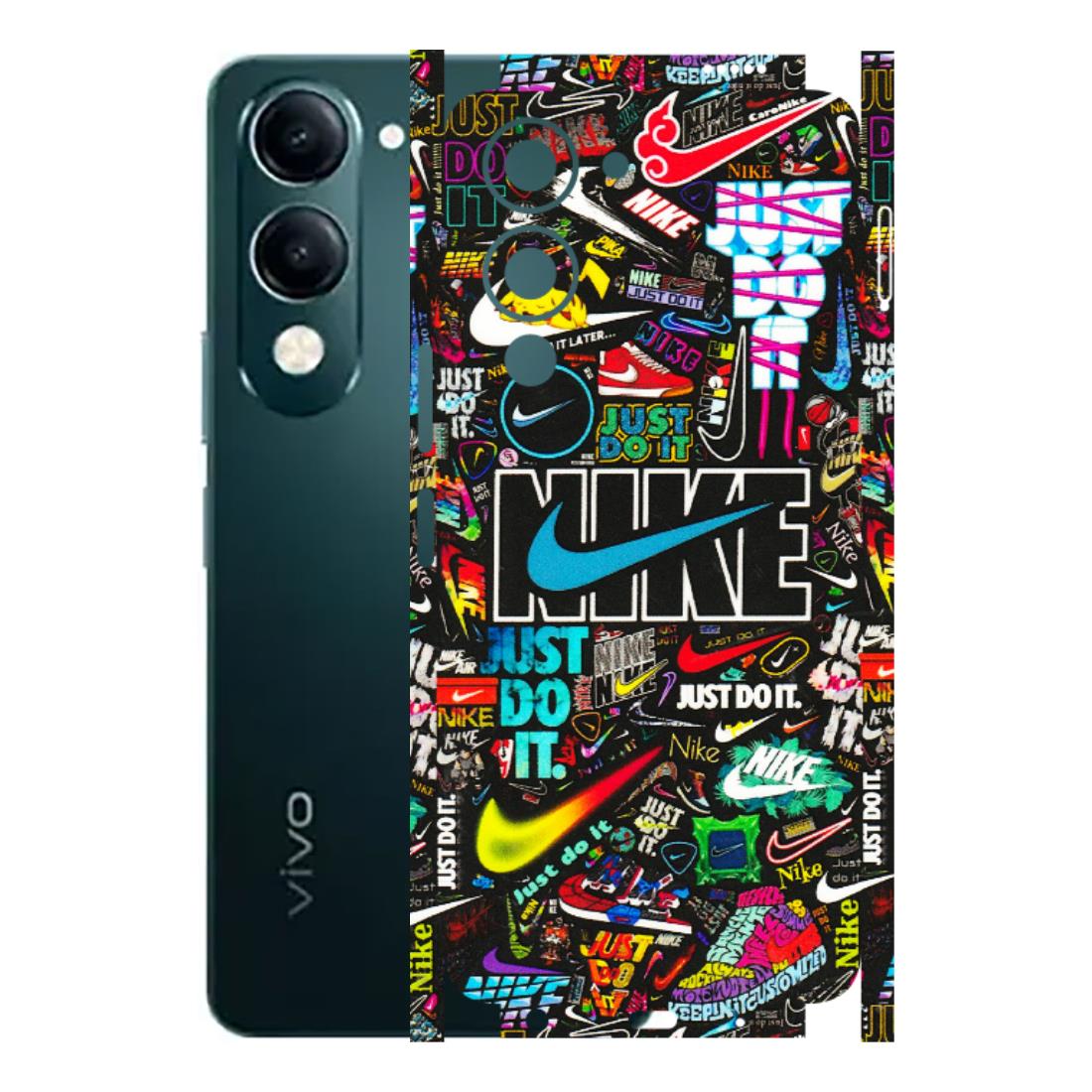 VIVO Y Series Phone Skins (All Models) - Just Do It Doodles - 3D Embossed Finish (L-166) Vivo Y19E
