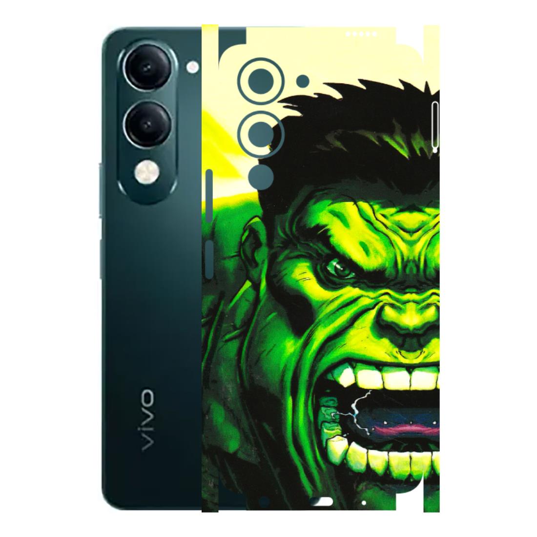VIVO Y Series Phone Skins (All Models) - Hulk - 3D Embossed Finish (L-180) Vivo Y19E