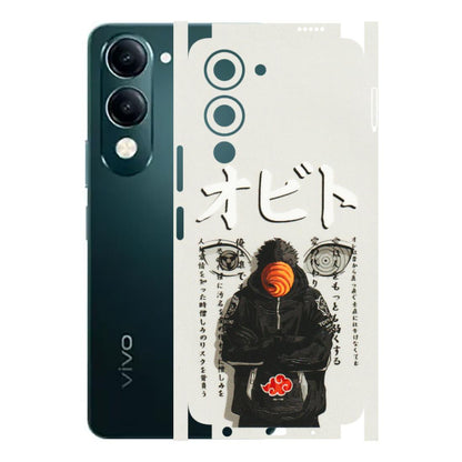 VIVO Y Series Phone Skins (All Models) - Obito Anime Eye - 3D Embossed Finish (L-19) Vivo Y19E