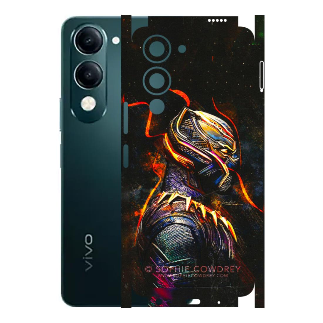 VIVO Y Series Phone Skins (All Models) - Black Panther - 3D Embossed Finish (L-190) Vivo Y19E