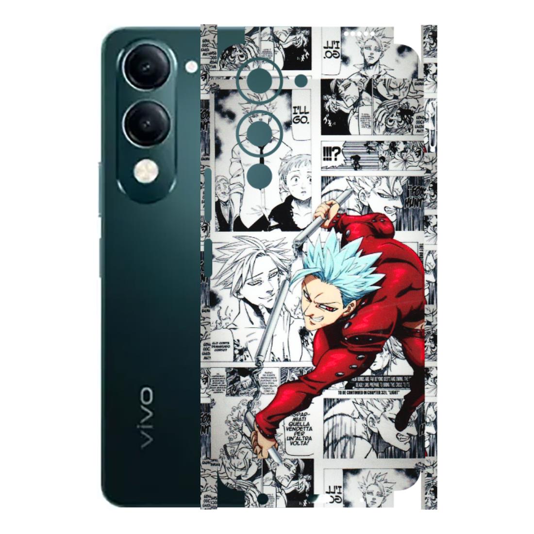 VIVO Y Series Phone Skins (All Models) - Anime Comic - 3D Embossed Finish (L-192) Vivo Y19E