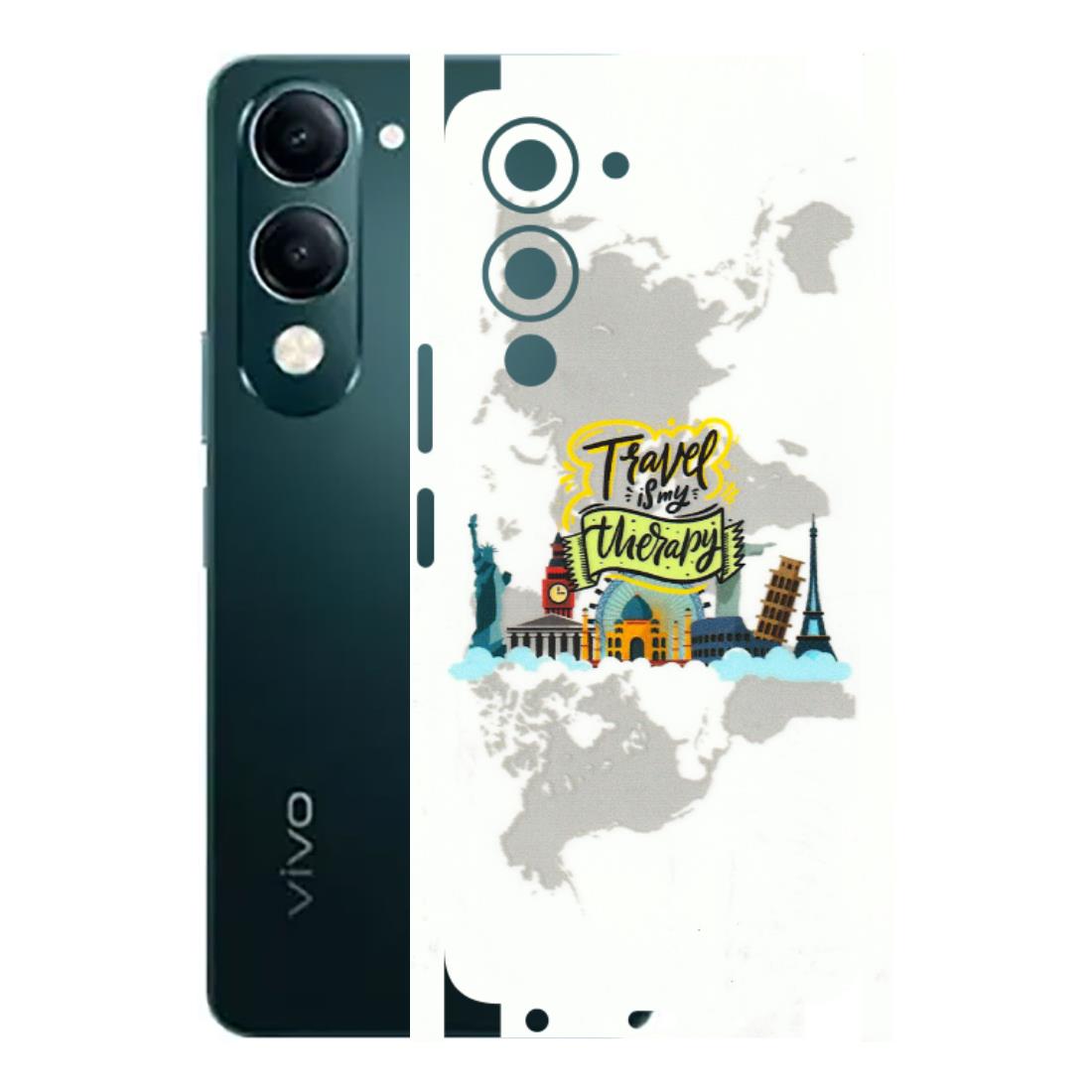 VIVO Y Series Phone Skins (All Models) - Travel Therapy - 3D Embossed Finish (L-199) Vivo Y19E