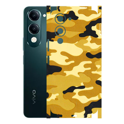VIVO Y Series Phone Skins (All Models) - Indian Camo - 3D Embossed Finish (L-228) Vivo Y19E