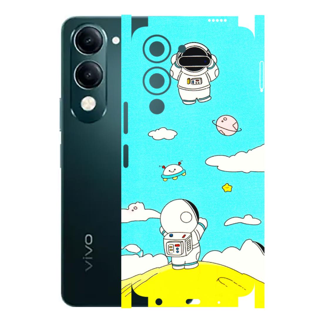 VIVO Y Series Phone Skins (All Models) - Blue Skies Astro Float - 3D Embossed Finish (L-230) Vivo Y19E