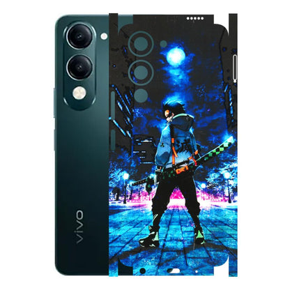 VIVO Y Series Phone Skins (All Models) - Demon Slayer Sword - 3D Embossed Finish (L-247) Vivo Y19E