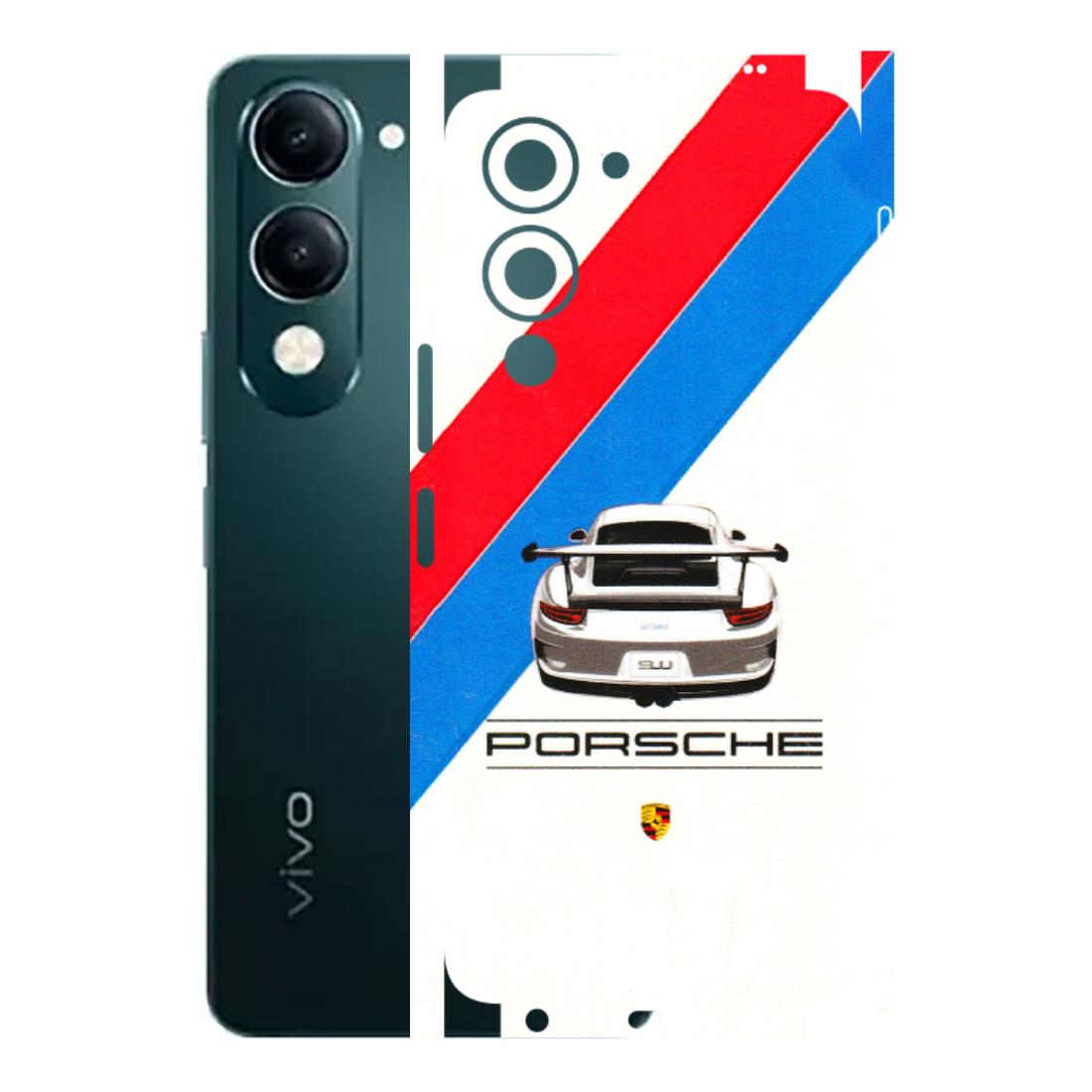 VIVO Y Series Phone Skins (All Models) - Porche Car Sober Logo - 3D Embossed Finish (L-248) Vivo Y19E