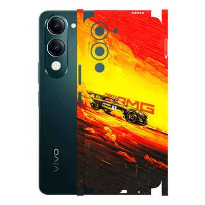 VIVO Y Series Phone Skins (All Models) - AMG Car Speed Cover - 3D Embossed Finish (L-256) Vivo Y19E
