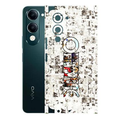 VIVO Y Series Phone Skins (All Models) - One Piece Manga - 3D Embossed Finish (L-26) Vivo Y19E
