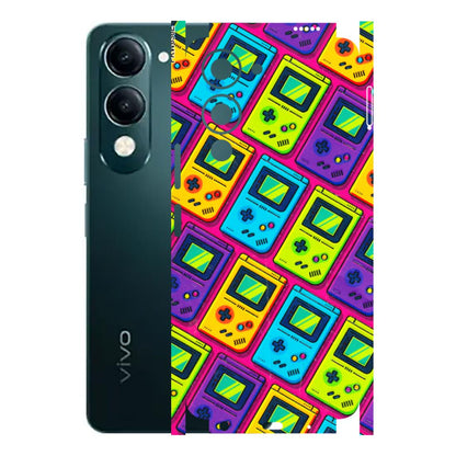 VIVO Y Series Phone Skins (All Models) - Gameboy Colourful - 3D Embossed Finish (L-266) Vivo Y19E
