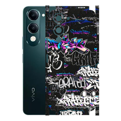 VIVO Y Series Phone Skins (All Models) - Graffiti Killer - 3D Embossed Finish (L-274) Vivo Y19E
