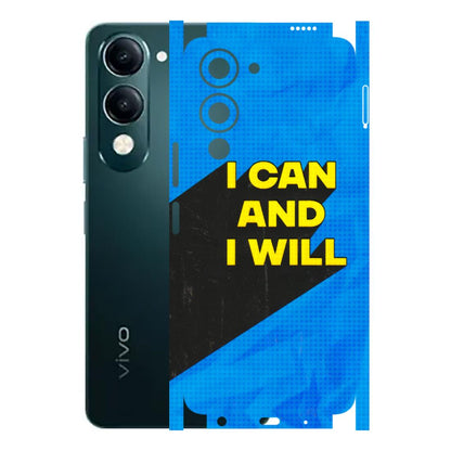 VIVO Y Series Phone Skins (All Models) - I Can And I Will - 3D Embossed Finish (L-281) Vivo Y19E