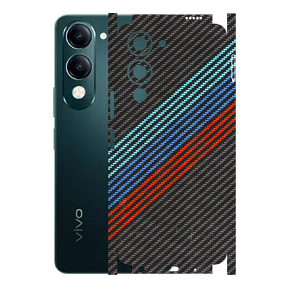 VIVO Y Series Phone Skins (All Models) - Carbon BM - 3D Embossed Finish (L-302) Vivo Y19E
