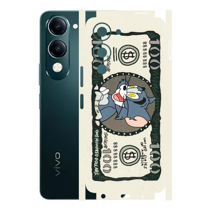VIVO Y Series Phone Skins (All Models) - Tom Hundred Dollar - 3D Embossed Finish (L-324) Vivo Y19E