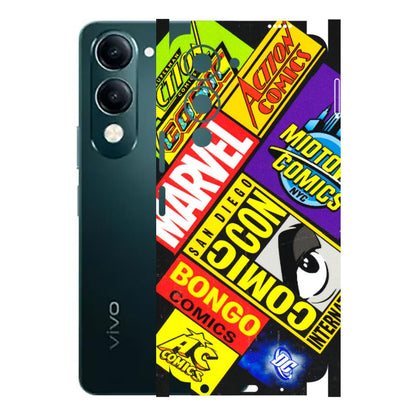 VIVO Y Series Phone Skins (All Models) - Bongo Comic Con - 3D Embossed Finish (L-325) Vivo Y19E