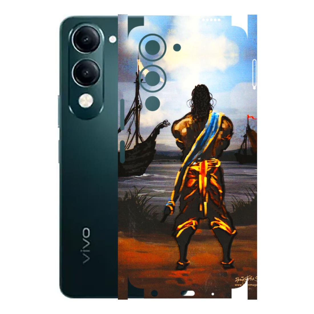 VIVO Y Series Phone Skins (All Models) - Heavenly God Figure - 3D Embossed Finish (L-34) Vivo Y19E