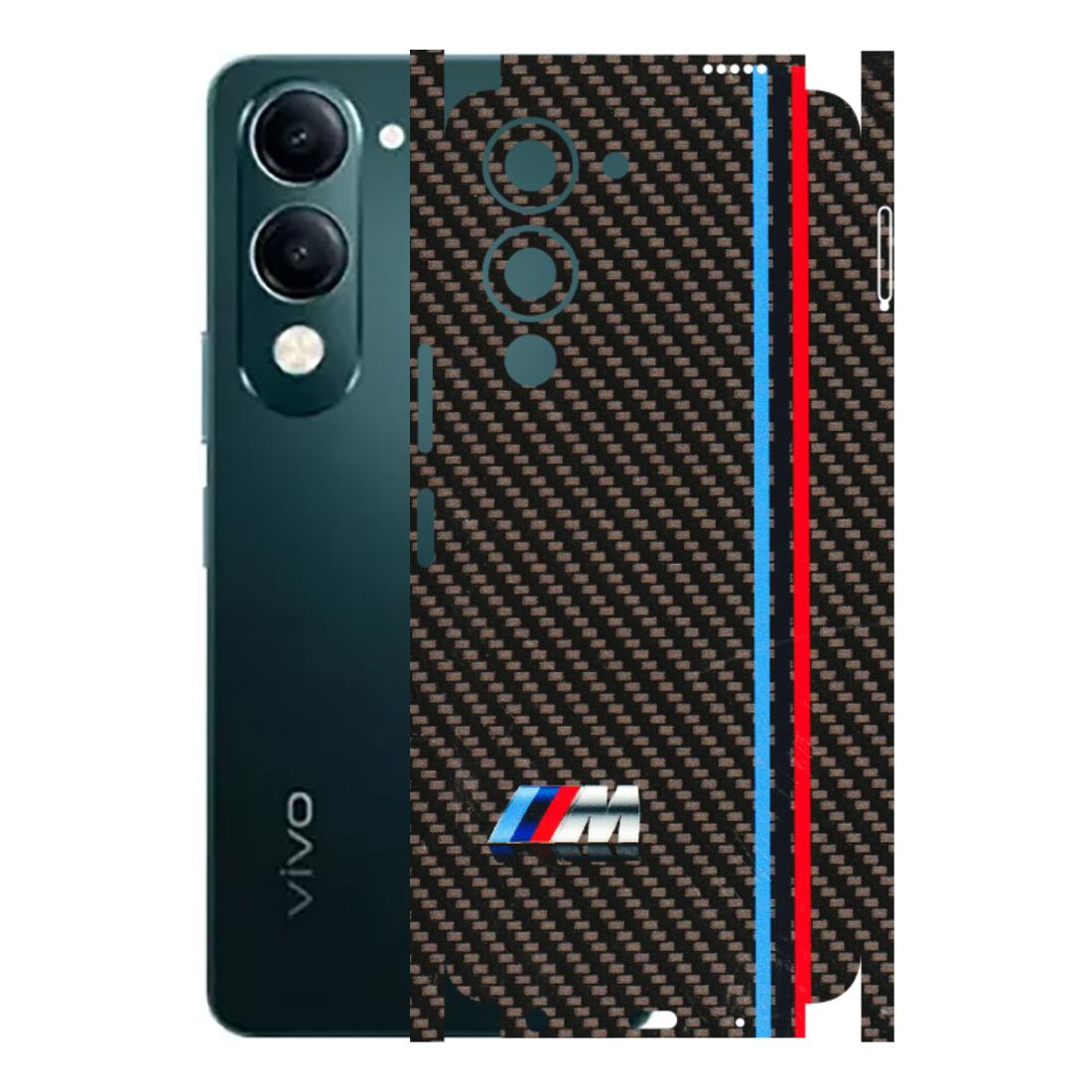 VIVO Y Series Phone Skins (All Models) - BM Carbon Fiber Feels - 3D Embossed Finish (L-38) Vivo Y19E