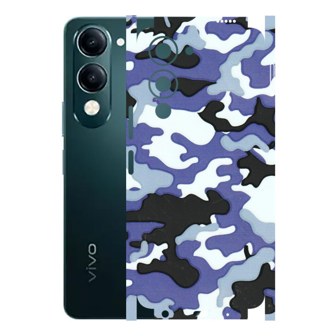 VIVO Y Series Phone Skins (All Models) - Powerfull Military Camoflauge - 3D Embossed Finish (L-49) Vivo Y19E