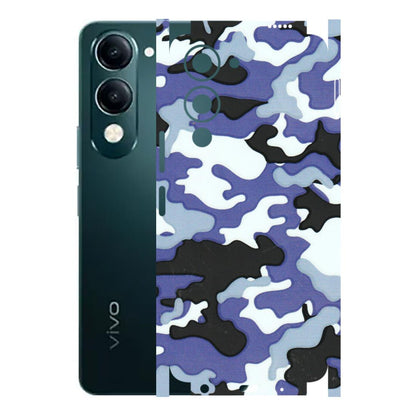 VIVO Y Series Phone Skins (All Models) - Powerfull Military Camoflauge - 3D Embossed Finish (L-49) Vivo Y19E