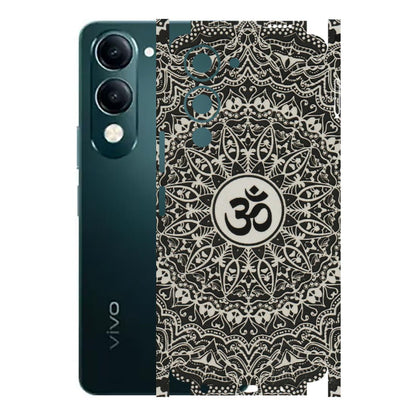 VIVO Y Series Phone Skins (All Models) - Aum Elegant Mandala - 3D Embossed Finish (L-62) Vivo Y19E
