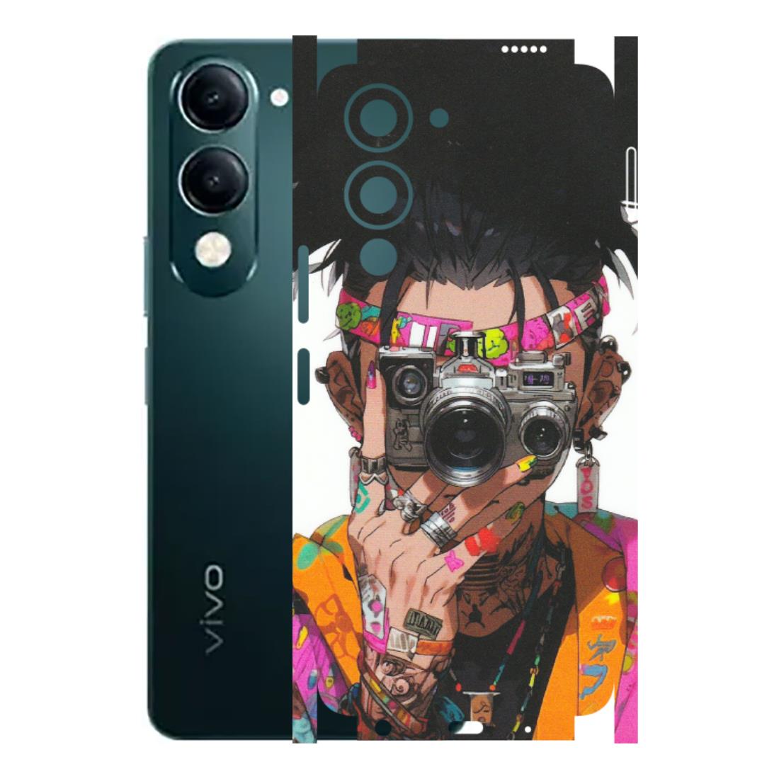 VIVO Y Series Phone Skins (All Models) - Camera Lover Girl - Matte Finish (M-09) Vivo Y19E