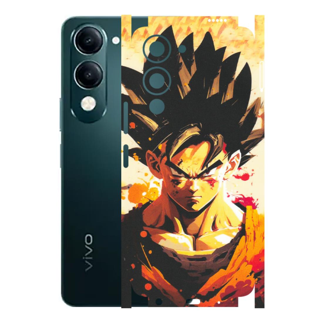 VIVO Y Series Phone Skins (All Models) - Angry Goku - Matte Finish (M-12) Vivo Y19E
