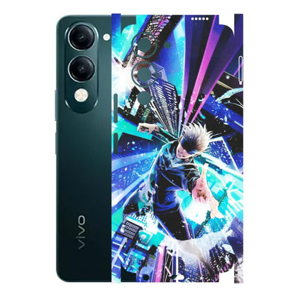VIVO Y Series Phone Skins (All Models) - Manga Action Jujustu Kaisen Anime - Matte Finish (M-155) Vivo Y19E
