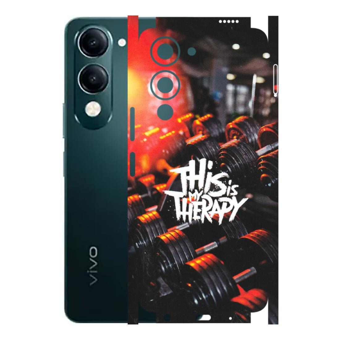 VIVO Y Series Phone Skins (All Models) - GYM Lover Therapy - Matte Finish (M-160) Vivo Y19E