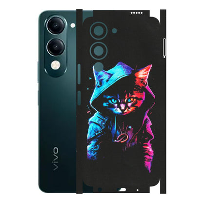 VIVO Y Series Phone Skins (All Models) - Cyberpunk Cat - Matte Finish (M-45) Vivo Y19E