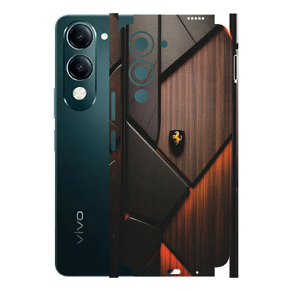 VIVO Y Series Phone Skins (All Models) - Lambo Beauty Wood Pattern Sober - Matte Finish (M-51) Vivo Y19E
