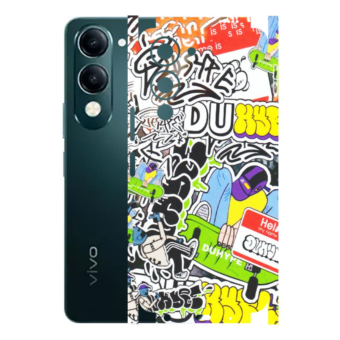 VIVO Y Series Phone Skins (All Models) - Dope Graffiti - Matte Finish (M-61) Vivo Y19E