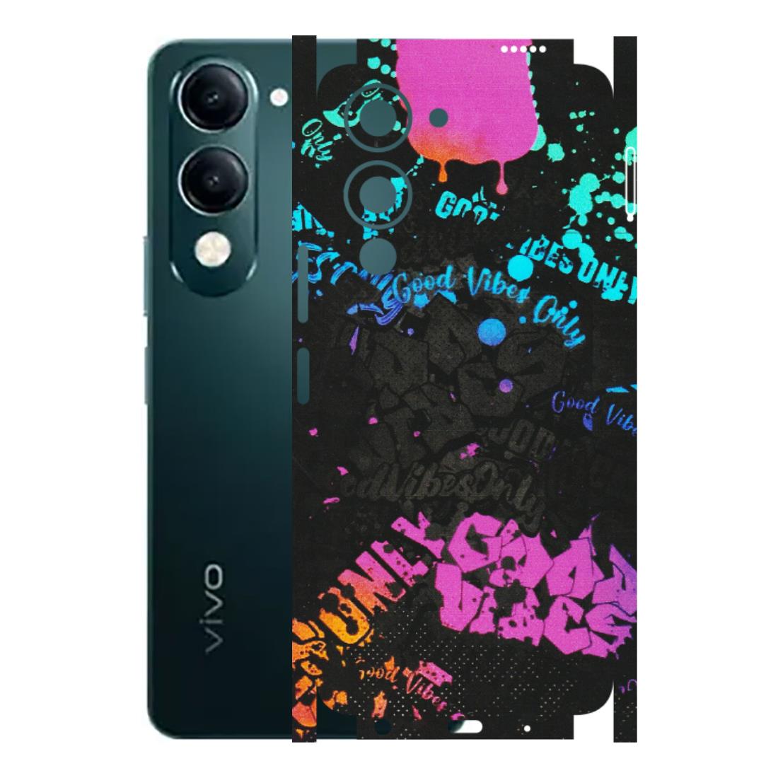 VIVO Y Series Phone Skins (All Models) - Majestic Black Vibes - Matte Finish (M-62) Vivo Y19E