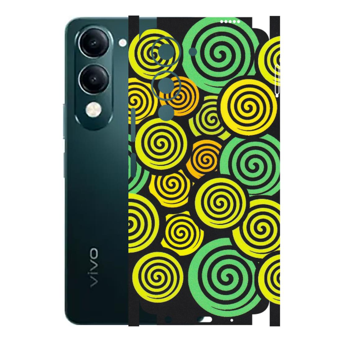VIVO Y Series Phone Skins (All Models) - Crazy Spiral - Matte Finish (M-91) Vivo Y19E