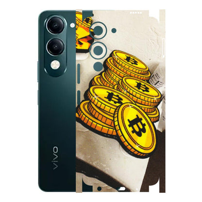 VIVO Y Series Phone Skins (All Models) - Billionaire Bitcoin Collection - Matte Finish (M-92) Vivo Y19E