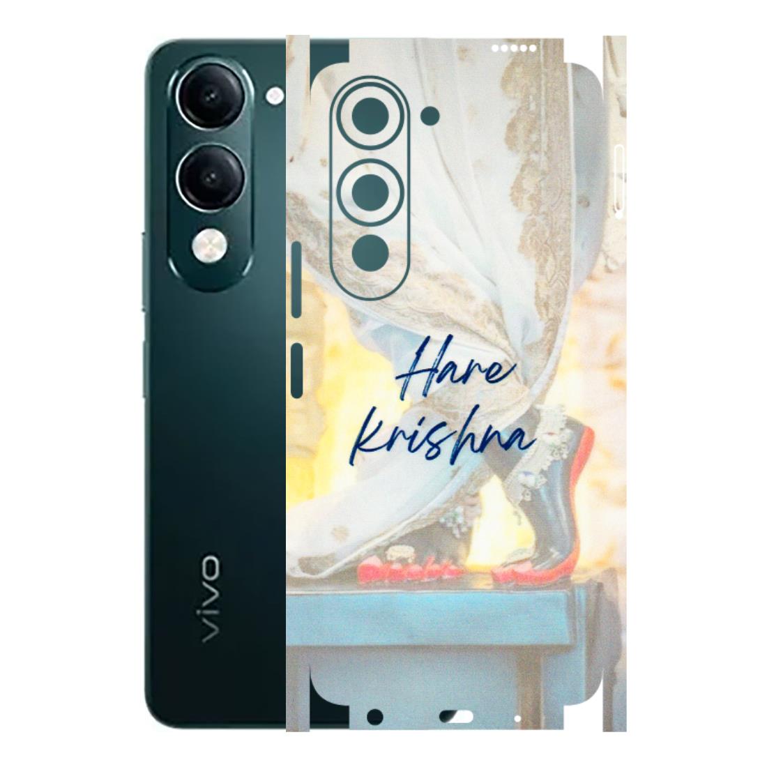 VIVO Y Series Phone Skins (All Models) - Hare Krishna - 3D Embossed Finish (L-03) Vivo Y19 5G