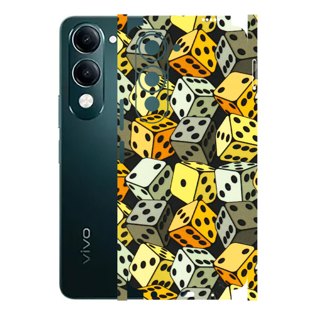 VIVO Y Series Phone Skins (All Models) - Dices Of Life - 3D Embossed Finish (L-04) Vivo Y19 5G