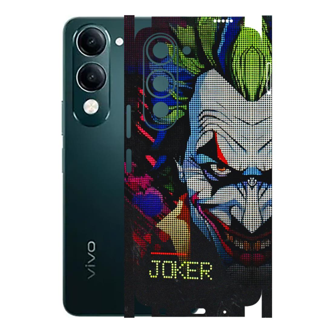 VIVO Y Series Phone Skins (All Models) - Joker Dot Matrix - 3D Embossed Finish (L-08) Vivo Y19 5G