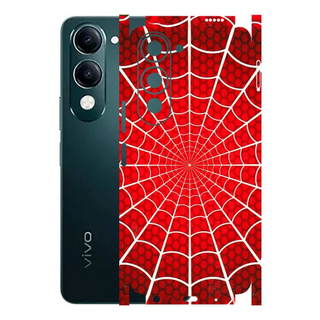 VIVO Y Series Phone Skins (All Models) - Classic Spidey Web - 3D Embossed Finish (L-115) Vivo Y19 5G