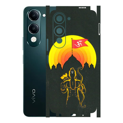 VIVO Y Series Phone Skins (All Models) - Lord Ram - 3D Embossed Finish (L-132) Vivo Y19 5G