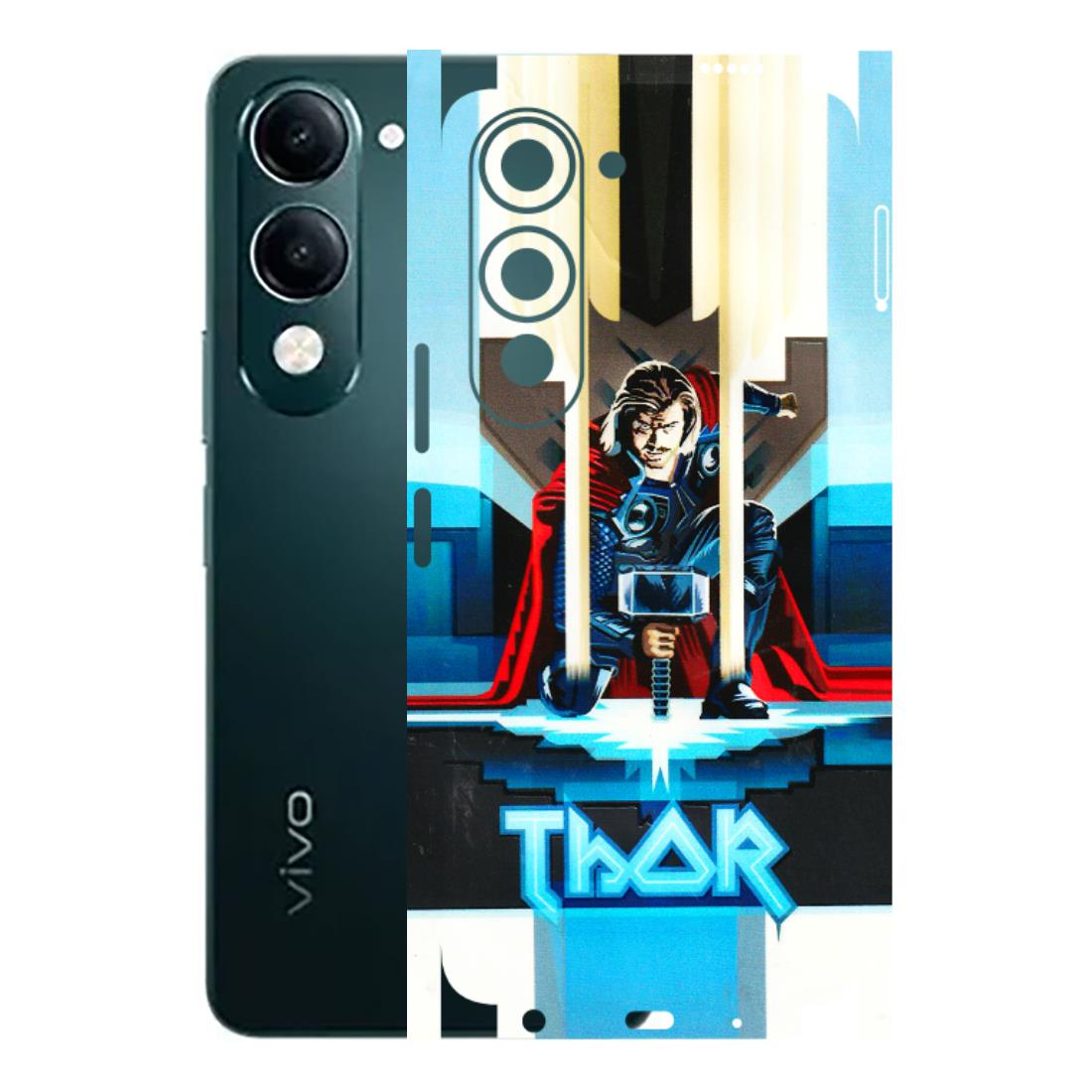 VIVO Y Series Phone Skins (All Models) - Thor - 3D Embossed Finish (L-137) Vivo Y19 5G
