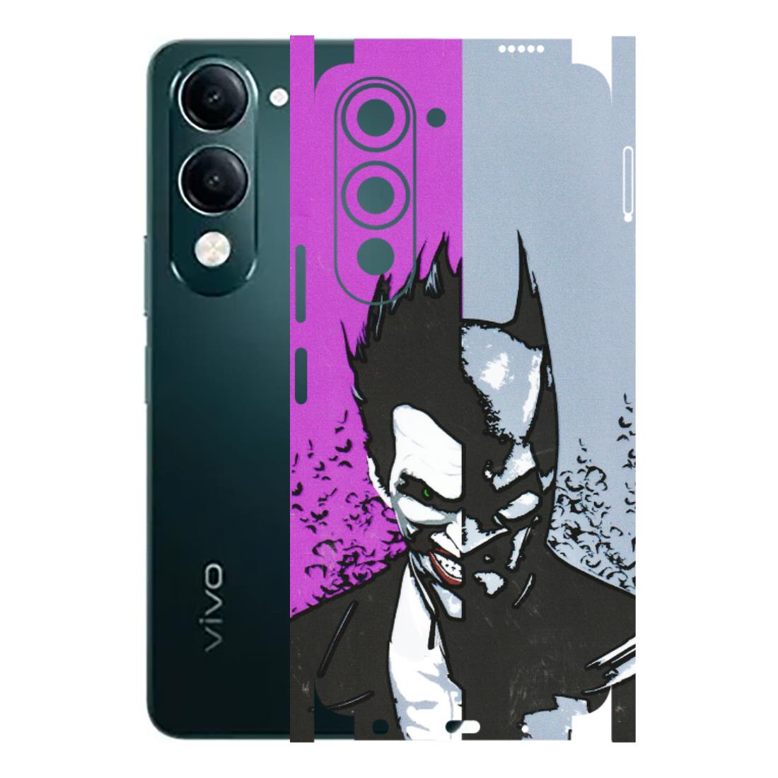 VIVO Y Series Phone Skins (All Models) - Batman & Joker - 3D Embossed Finish (L-143) Vivo Y19 5G