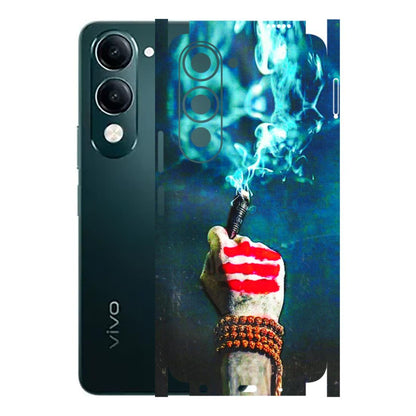 VIVO Y Series Phone Skins (All Models) - Mahadev Bhakt - 3D Embossed Finish (L-146) Vivo Y19 5G
