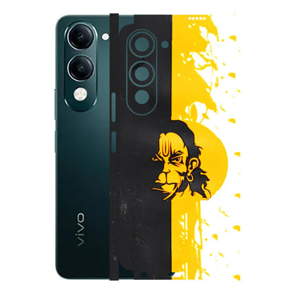 VIVO Y Series Phone Skins (All Models) - Bajrangbali - 3D Embossed Finish (L-151) Vivo Y19 5G