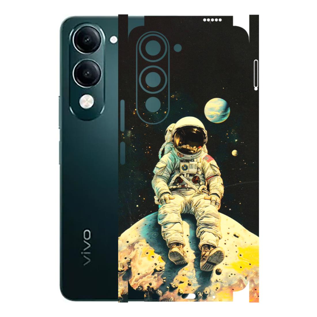 VIVO Y Series Phone Skins (All Models) - Astronaut in Space - 3D Embossed Finish (L-16) Vivo Y19 5G