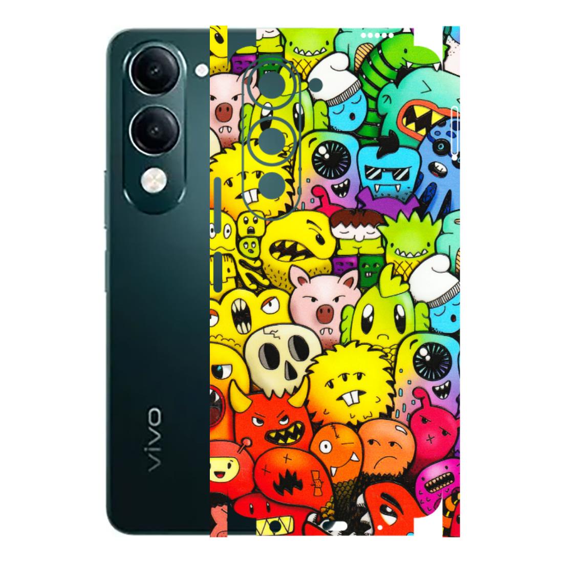 VIVO Y Series Phone Skins (All Models) - Angry Funkies - 3D Embossed Finish (L-169) Vivo Y19 5G