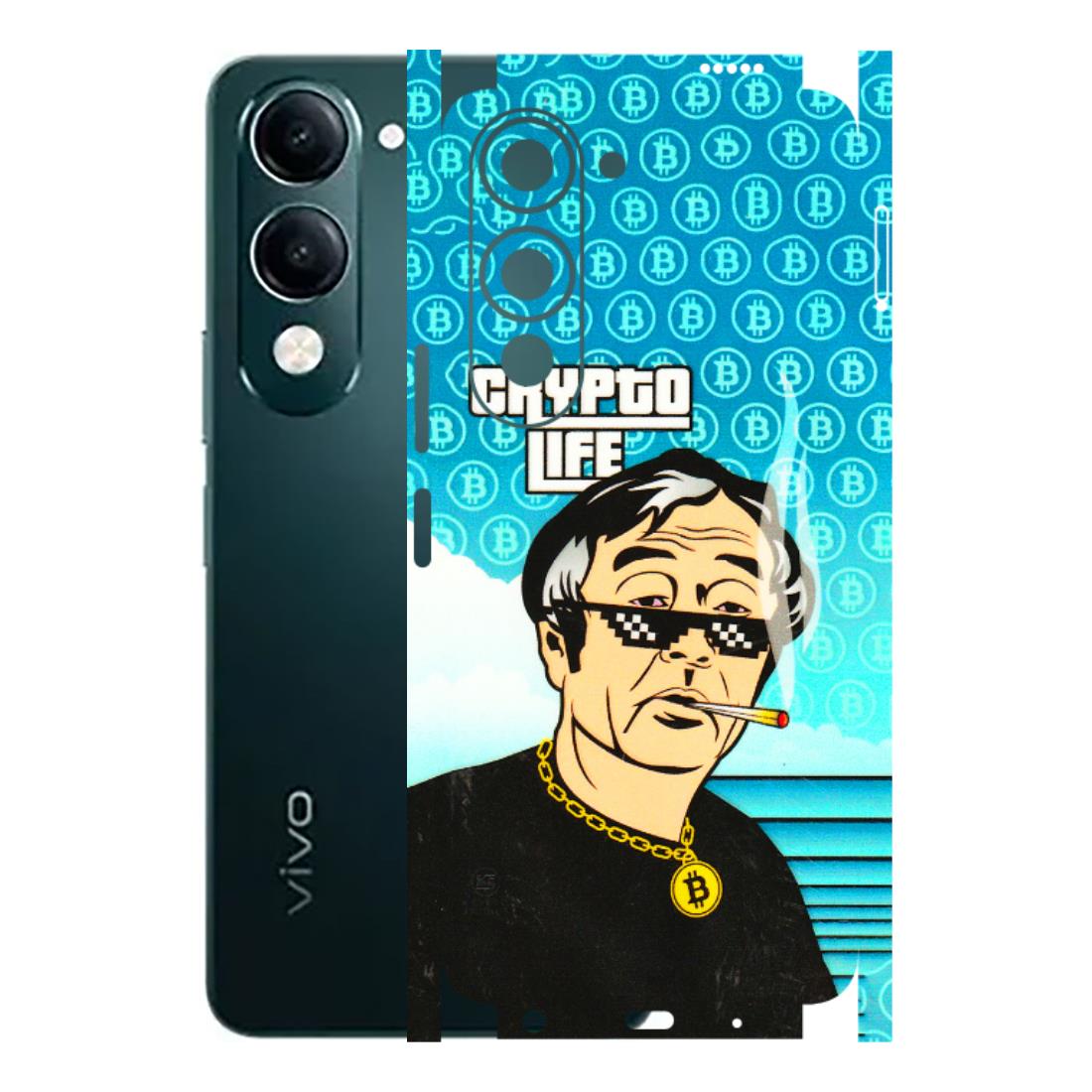 VIVO Y Series Phone Skins (All Models) - Crypto Thug Life - 3D Embossed Finish (L-179) Vivo Y19 5G