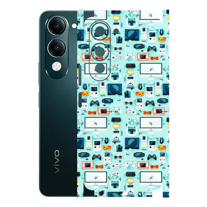 VIVO Y Series Phone Skins (All Models) - Gadgets Doodle - 3D Embossed Finish (L-184) Vivo Y19 5G